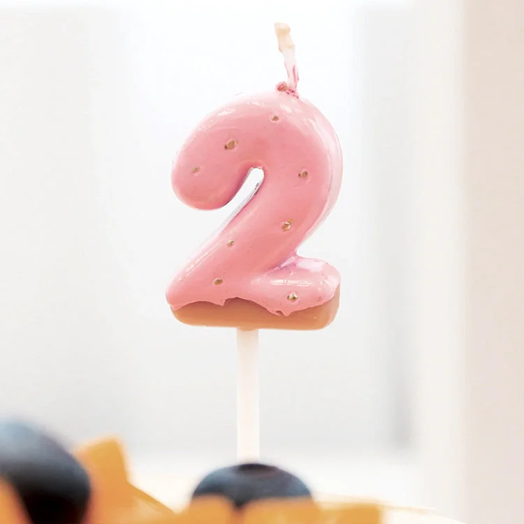 Digital Plaything for PC entertainment-Strawberry Birthday Candle | Number 2