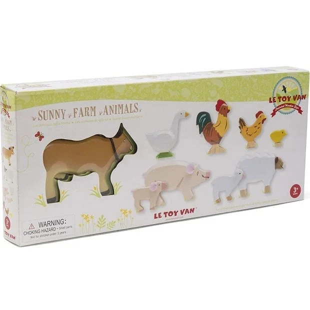 Wooden Puzzle for leafy art-Farm Animals wooden