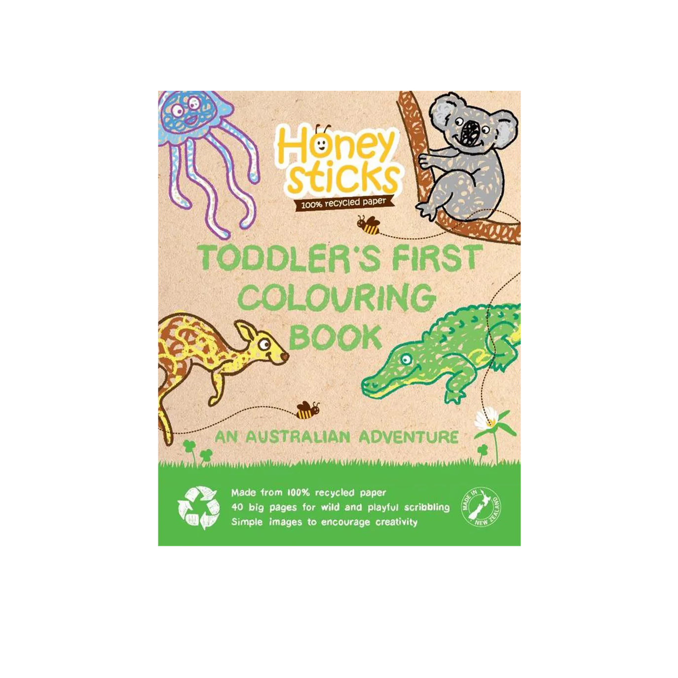 Interactive Books for app integration-Toddlers First Colouring Book - Australia