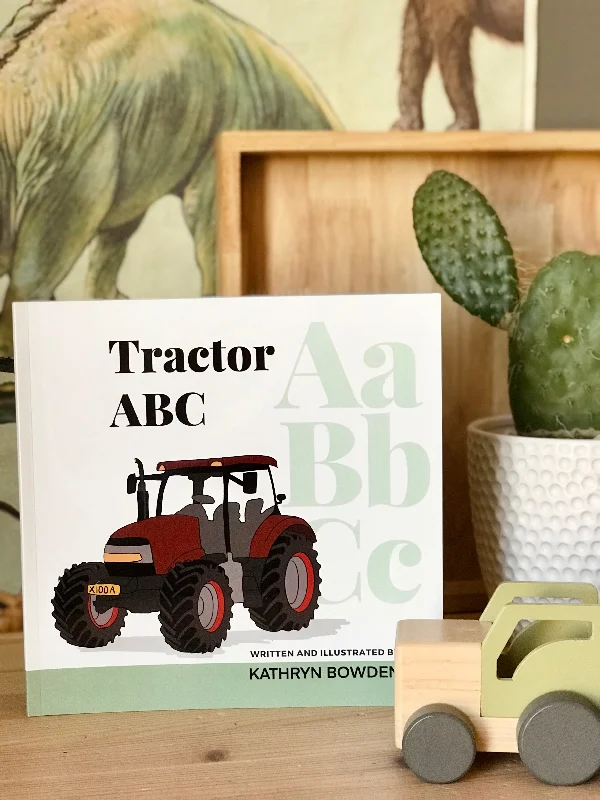 Interactive Books for homeschool lessons-Tractor ABC Book