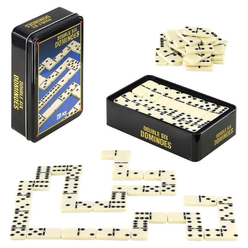 Digital Plaything for imagination boost-Double Six Classic Dominoes Set