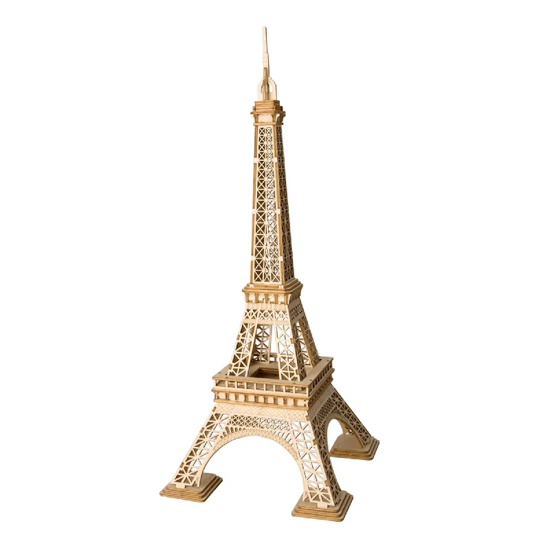 Wooden Puzzle for school joy-3D Laser Cut Wooden Puzzle: Eiffel Tower