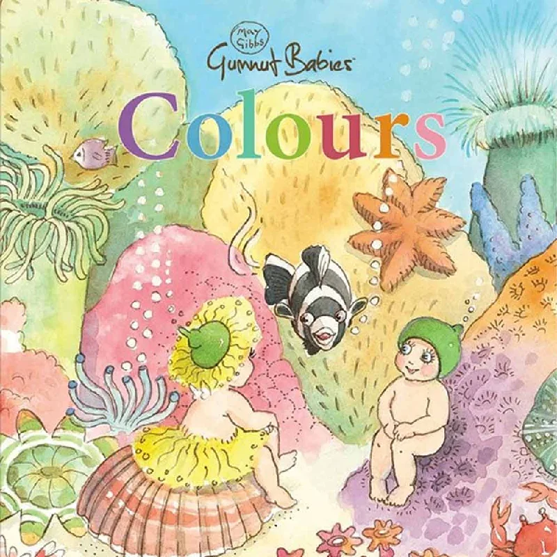 Interactive Books for mammal play-Gumnut Babies: Colours Board Book