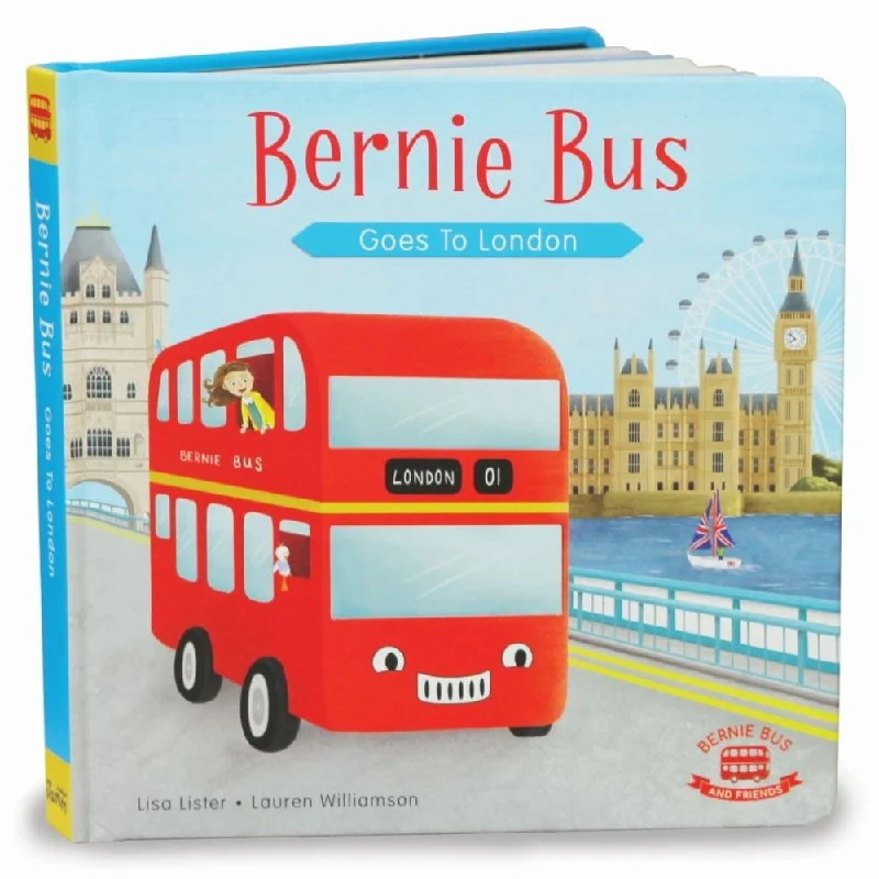 Interactive Books for ocean fun-Indigo Jamm Bernie Bus Goes to London- Book