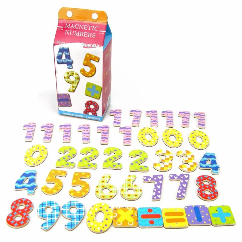 Digital Plaything for middle school fun-Magnetic Numbers Milk Carton