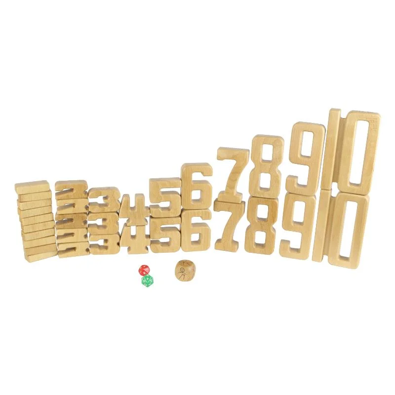 Digital Plaything for rainy afternoons-1-10 Wooden Numbers Learning Kit *