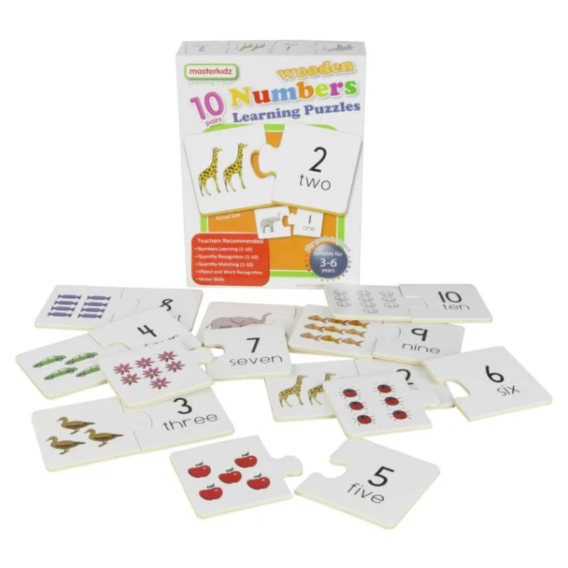 Digital Plaything for elementary play-Numbers Learning Puzzles