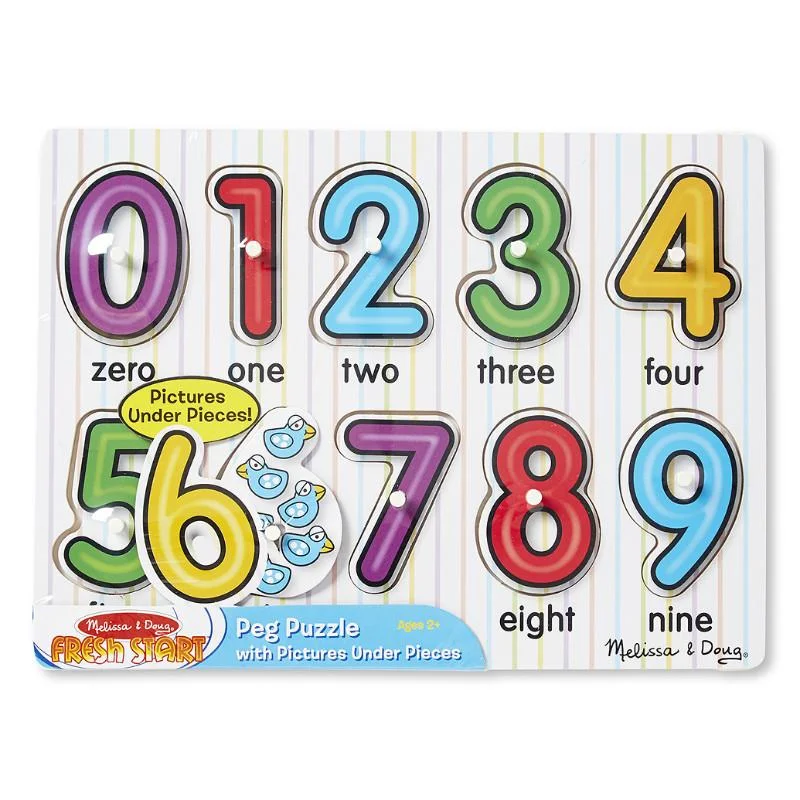 Digital Plaything for homeschool tools-Number Peg Puzzle