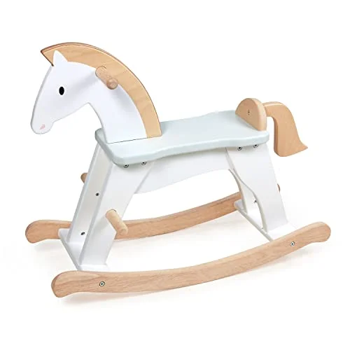 Wooden Puzzle for sea dreams-Tender Leaf Toys - Lucky Rocking Horse - Premium Wood Rocking Horse for Imaginative Play - Helps Cognitive and Physical Development in Toddler Boys and Girls - Age 12m+