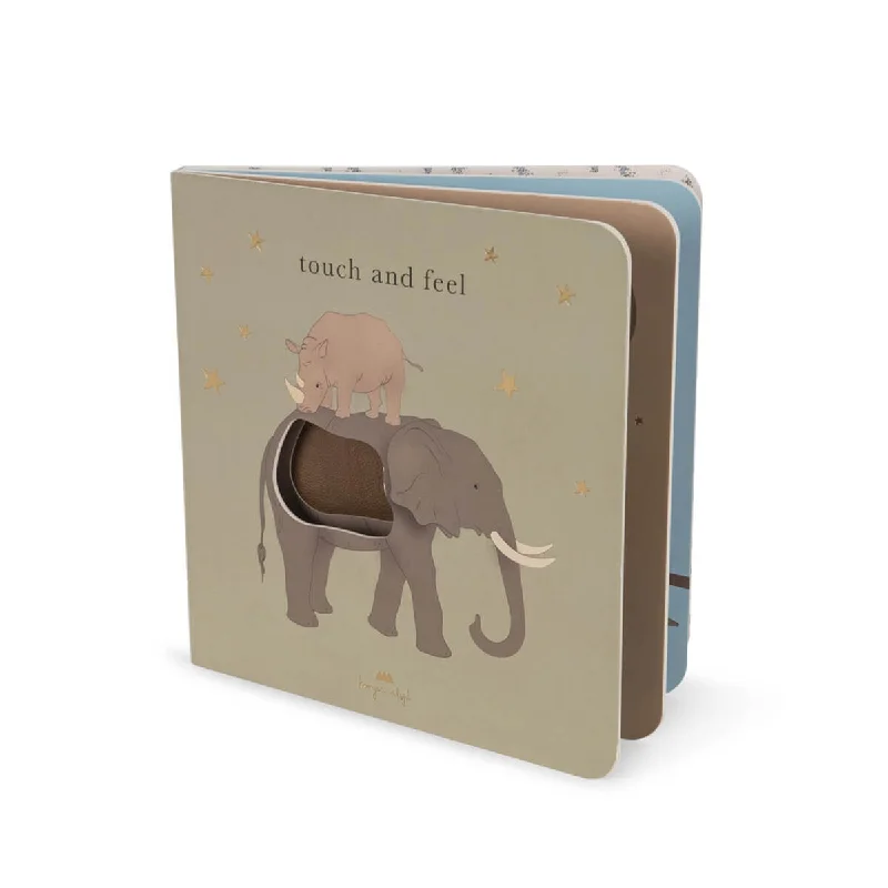 Interactive Books for picnic play-Touch and Feel Book Safari by Konges Sløjd