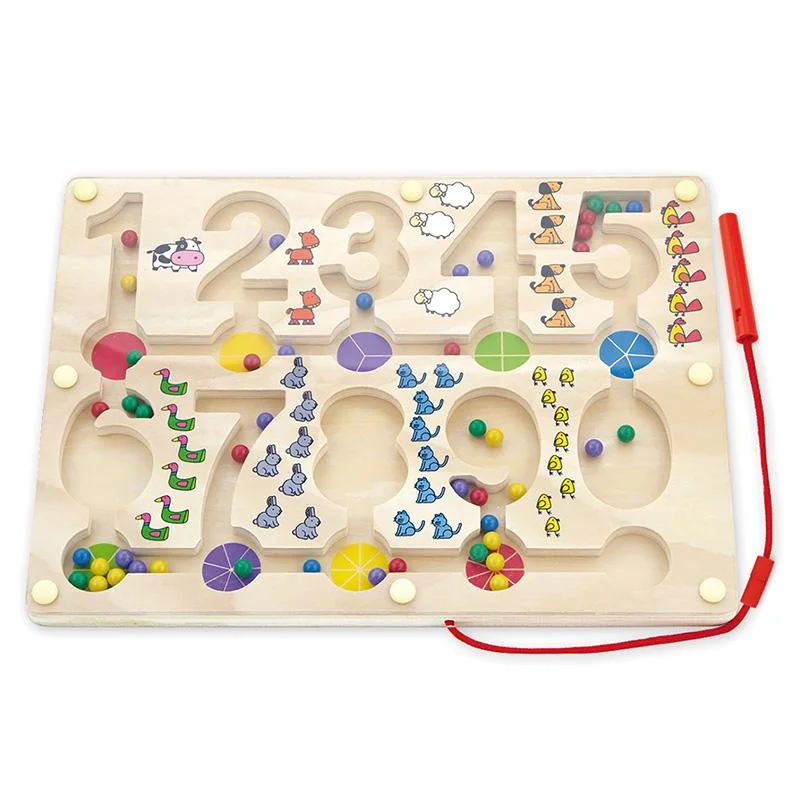 Digital Plaything for after-school apps-Magnetic Bead Number Tracing Board