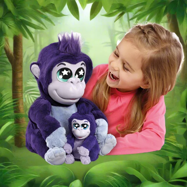 Interactive toys for imaginative play-Animagic Tiki & Toko Interactive Gorillas