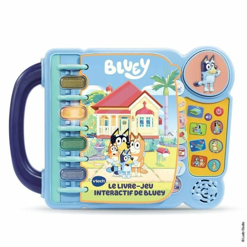 Interactive Books for superhero fun-Children's interactive book Vtech Bluey