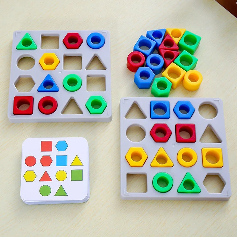 Interactive toys for encouraging responsibility-Geometric Shape Color Matching Interactive Toy