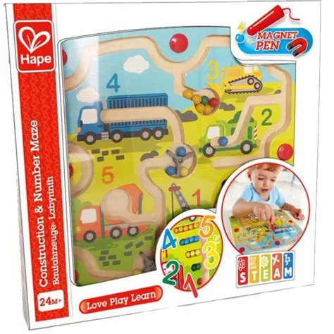 Digital Plaything for online games-Hape - Construction & Number Maze