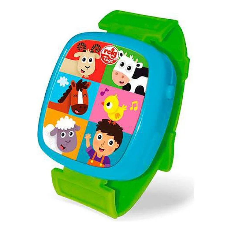 Voice-activated interactive toys for kids-Infant's Watch Reig Interactive animals Farm