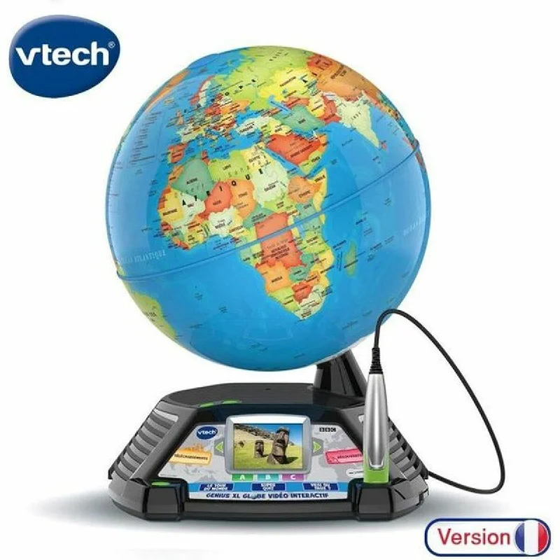 STEM interactive toys for learning science-Interactive Earth Globe Vtech Genius XL