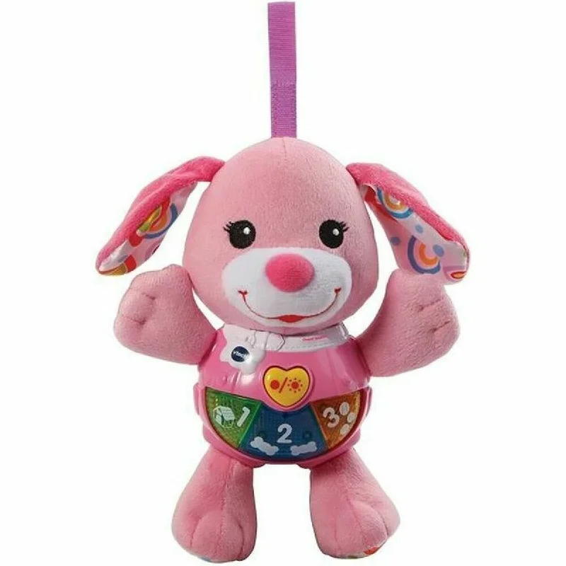 Interactive toys for developing math skills-Interactive Pet Vtech Baby Chant' toutous Pink