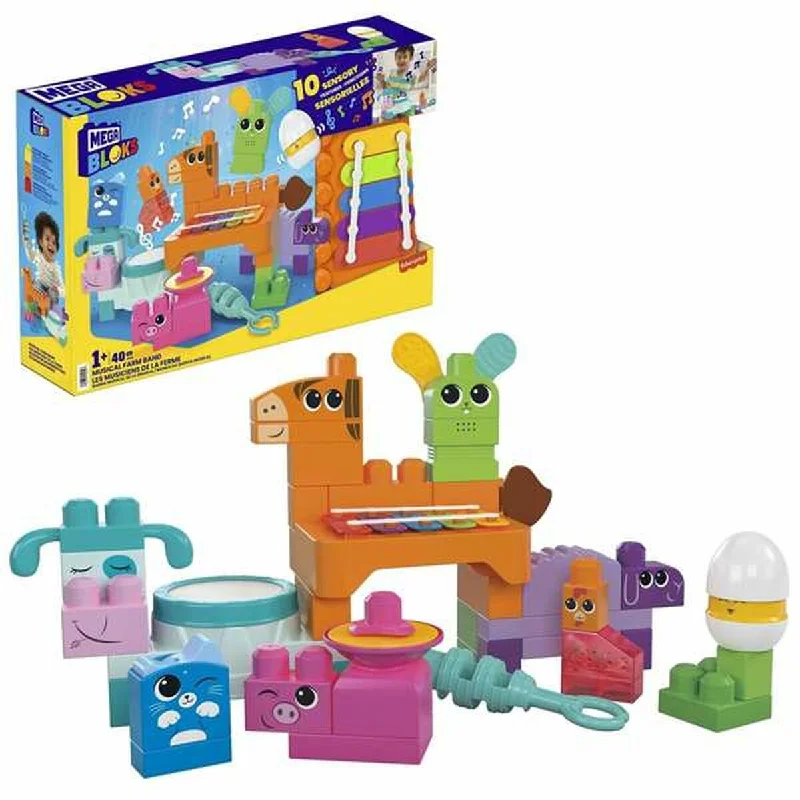 Interactive toys with gamified experiences-Interactive Toy Megablocks   Musical Toy