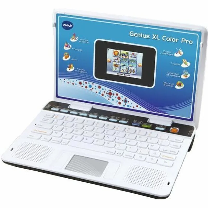 Interactive toys for toddlers-Laptop computer Genius XL Pro Vtech Genius XL Pro (FR-EN) Interactive Toy FR-EN + 6 Years