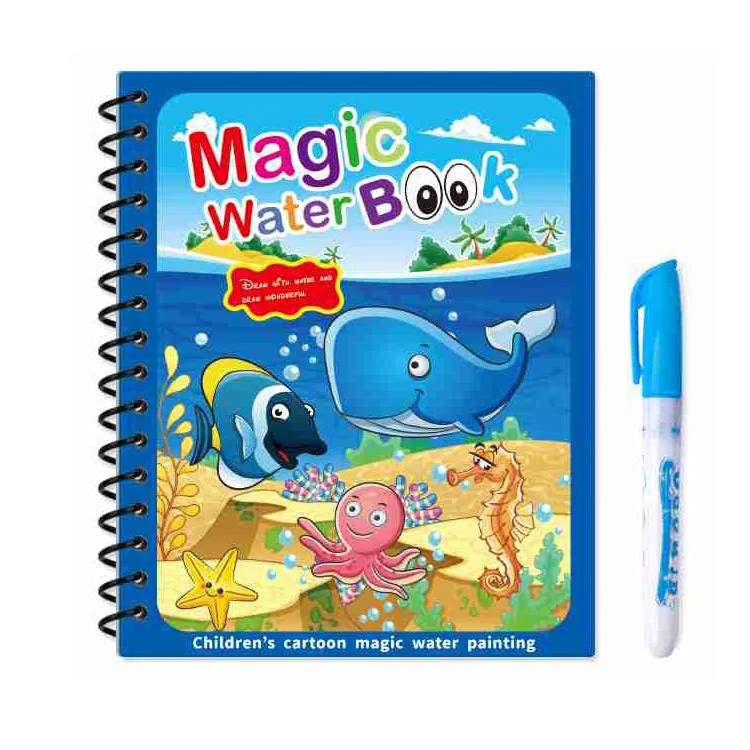 Interactive Books for preschool crafts-Magic Water Book