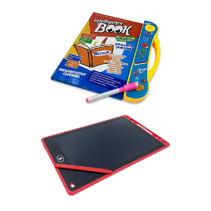 Interactive Books for kids creativity-Science Combo Kit, Intelligence Book and Magic Slate Combo