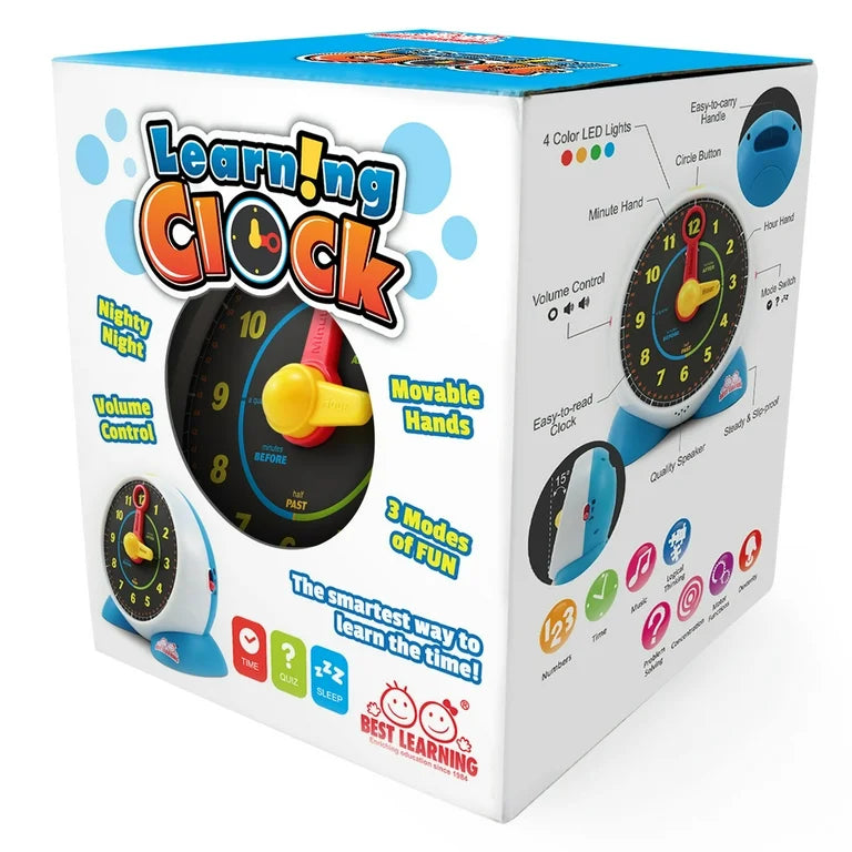 Interactive toys with touch and motion sensing-TimeTutor: Interactive Talking Clock - Teach Time with Quizzes, Music, and Sleep Mode