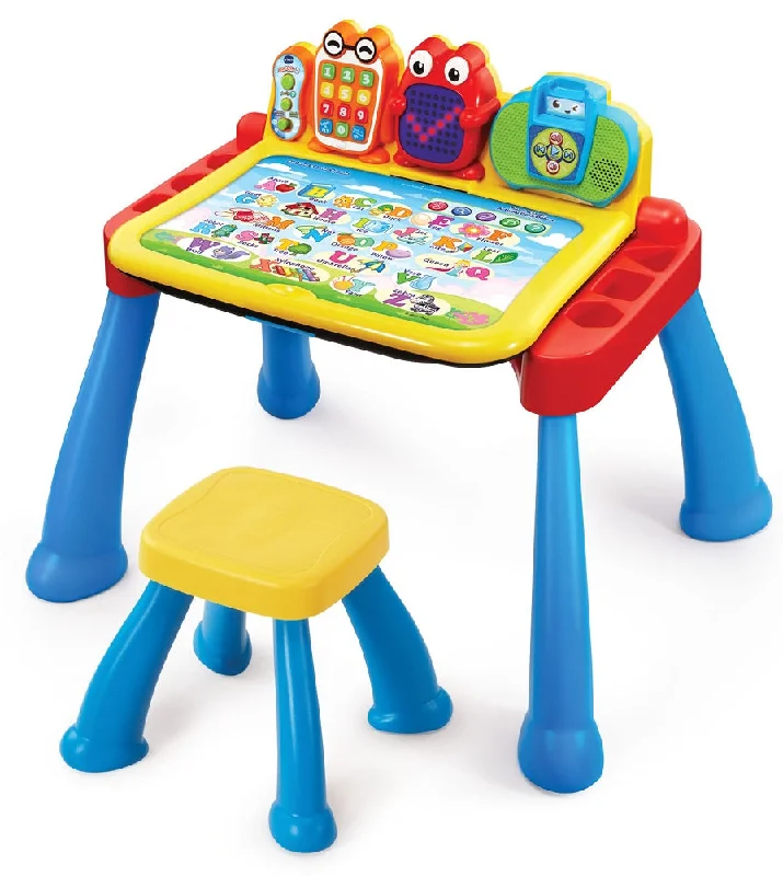 Interactive toys with motion-activated actions-VTech Touch & Learn Activity Desk Deluxe Interactive Learning System